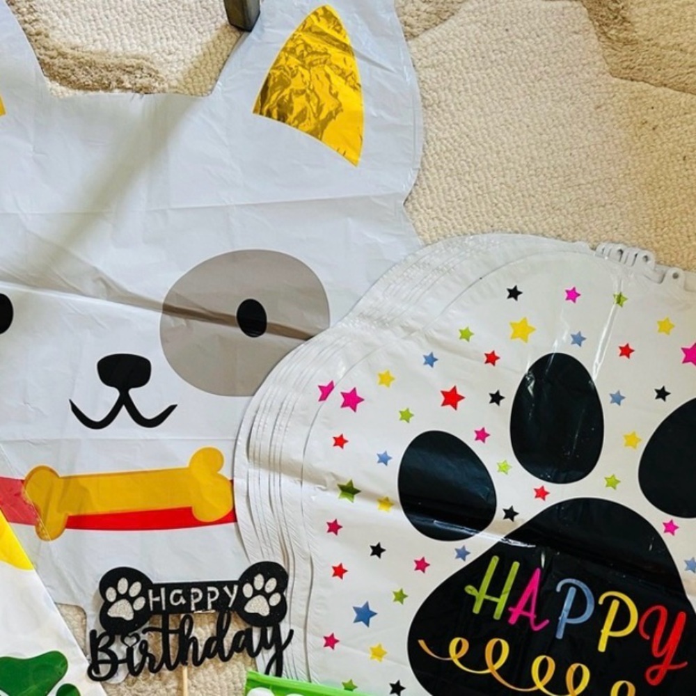 Dog Paw Party Balloon Decoration Set